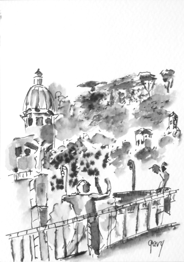 View From Castle San Angelo