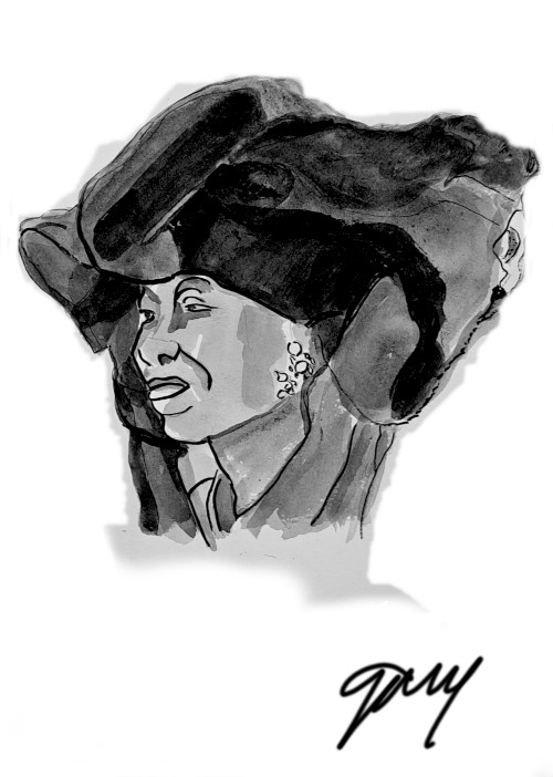 African Woman and other drawings