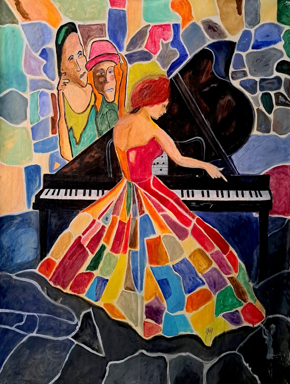 Not Just Another Pretty Face/ No Es Solo Otra Cara Bonita (painting)