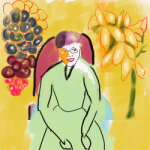 Peg in Gary’s Dress Design