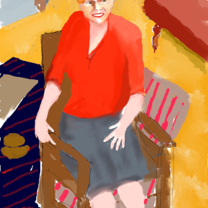 Peg on Chair in Room